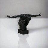  Stona dekoracija 19,5x16x38,5 cm smola/crna | Eponuda.com