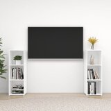 vidaXL TV omarice 2 kosa bele 107x35x37 cm iverna plošča Cene