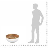  Stolić za kavu u obliku zdjele od obnovljenog drva 60x60x30 cm | shoptok.hr