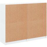  Regal za knjige s vratima bijeli 136 x 37 x 109 cm drveni | shoptok.hr