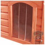 Trixie Plastična vrata za kućicu za pse sa ravnim krovom Natura - L Cene