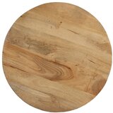 Ixia Okrogla klubska mizica iz masivnega manga v naravni barvi ø 60 cm Mao – | Shoptok.si