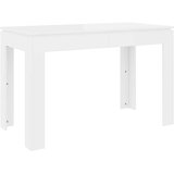  Blagovaonski stol bijeli 120 x 60 x 76 cm konstruirano drvo | shoptok.hr