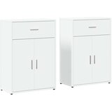vidaXL Komoda 2 kom bijela 60x30x84 cm od konstruiranog drva | shoptok.hr