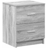 vidaXL Nočna omarica z 2 predaloma siva sonoma 40x36x50 cm, (5000298685) | Shoptok.si