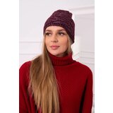 Kesi marka niezdefiniowana Cap with fleece Edyta K298 dark purple | shoptok.hr