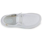 Hey Dude Slips on WENDY RISE PERF CANVAS Bela | Shoptok.si