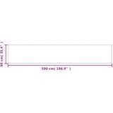 vidaXL Balkonsko platno svetlo sivo 90x500 cm 100 % poliester oxford | Shoptok.si