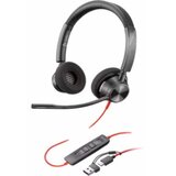 HP Poly BW 3310 Stereo -M USB-C HS +USB-C/A/8X220AA/crna Slušalice ( 760Q7AA ) Cene