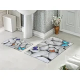 Set za kupatilo 3D Leptiri II sa gumenom podlogom 40x60cm + 60x90cm, SG-029