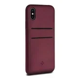 Sproš?en usnjen ovitek za iPhone X/XS Marsala, Bordeaux, (21163017)