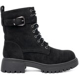 Shelvt Black workers with buckle and lacing Cene
