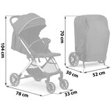Nukido dječja kolica Paseo, crna | shoptok.hr