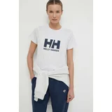 Helly Hansen Bombažna kratka majica ženski, siva barva