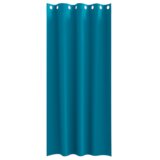 vidaXL Zavese z zavesami 2 pcs Turkizna 225 x 140 cm Poliester | Shoptok.si