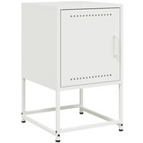 Maison Chic Nočna omarica - Nočna miza bela 36x39x60,5 cm jeklo, (21690019) | Shoptok.si