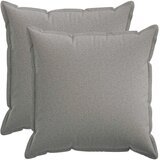  Presvlaka za jastuk 2 kom. HOUTEN Oblačnosiva 55 x 55 cm - Siva tkanina oblak 55 x 55 cm 2 | shoptok.hr