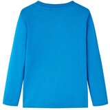  Dječja majica dugih rukava kobaltnoplava 128 | shoptok.hr