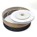  LED plafonsko svetlo SIRJA WOOD LED/36W/230V prečnika 45 cm crna/hrast | Eponuda.com