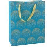 Elegant Gift Bag Gold Stars Blue 32 x 26 x 12 cm Cijene