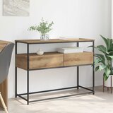  Konzolna stolica s ladicama Umjetnički hrast 100 x 40 x 75 cm | shoptok.hr