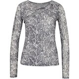Orsay Black Women's Patterned Long Sleeve T-Shirt - Women's | Shoptok.si