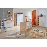 Jimmylee OTROŠKI REGAL 67/158/33 cm barve hrasta | Shoptok.si