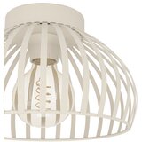 Eglo 901746 - stropno svetlo mogano, 1xE27/40W/230V, prečnik 28 cm, krem | Eponuda.com