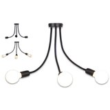 Top Light galileo 3 c - visilica na šipci 3xE27/40W/230V, crne boje | Eponuda.com