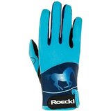 Roeckl Otroška jahalne rokavice "Kansas" turkizne - 3 | Shoptok.si