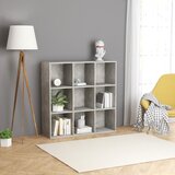 vidaXL Knjižna omara betonsko siva 98x30x98 cm iverna plošča Cene