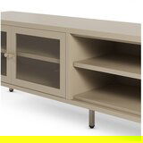 Marckeric Krem metalna TV komoda 160x50x35 cm Fayna – | shoptok.hr