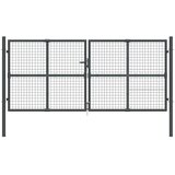  Mrežasta vrtna vrata antracit 300x125 cm pocinčani čelik | shoptok.hr