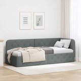  Kutni okvir kreveta Tamno siva 80 x 200 cm tkanina | shoptok.hr