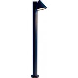 Mitea Lighting M2018/100-C IP44 1xGU10 MAT CRNA stubna spoljna lampa | ePonuda.com
