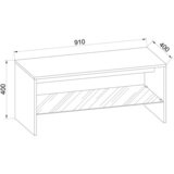 MID.YOU KLUBSKA MIZA, črna | Shoptok.si