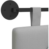  Držeće uzglavlje Zidne tkanina - Siva boja oblaka 100 cm bez LED | shoptok.hr