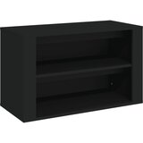 Maison Chic Regal za čevlje - Polica za čevlje črn 75x35x45 cm inženirski les, (21777744) | Shoptok.si