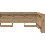  Skladišno uzglavlje hrast artisan 135 cm Konstruirano drvo | shoptok.hr