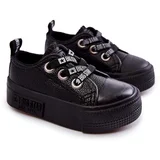 Big Star Children's Leather Sneakers BIG STAR KK374059 Black