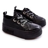Big Star Children's Leather Sneakers BIG STAR KK374059 Black Cene
