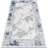 RugsX Preproge Preproga AKRIL VALS 1738 Okvir, romi slonova 80x100 cm Modra | Shoptok.si