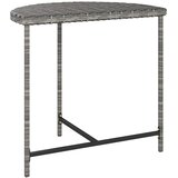  Vrtni stol sivi 80 x 50 x 75 cm od poliratana | shoptok.hr