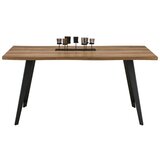 Bessagi Home jedilna miza diego, barva hrasta | Shoptok.si