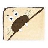 Sensillo Water Friends mekani ručnik za kupanje – bež morž 100 x 100 cm | shoptok.hr