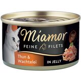 Miamor Feine Filets 6 x 100 g - Tuna i prepeličja jaja u želeu Cijene