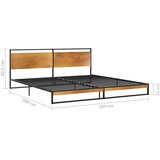  Okvir za krevet metalni 200 x 200 cm | shoptok.hr