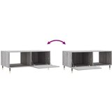 vidaXL Klubska mizica siva sonoma 90x50x40 cm inženirski les | Shoptok.si