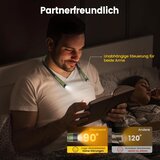 Glocusent LED vratna bralna svetilka z 3 barvami in 6 stopnjami | Shoptok.si