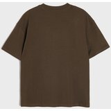 Sinsay Predimenzionirana pamučna majica kratkih rukava s natpisom | shoptok.hr